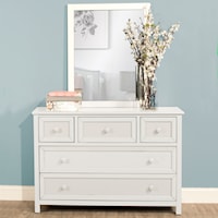 5-Drawer Dresser and Mirror Set