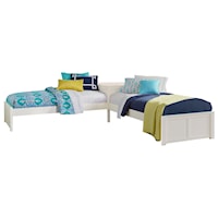Pulse Wood Twin L-Shaped Bed