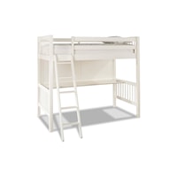 Mission Twin Loft Bed with Desk