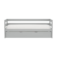 Contemporary Twin Size Daybed with Trundle