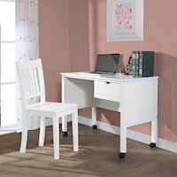 Contemporary Desk and Chair Set