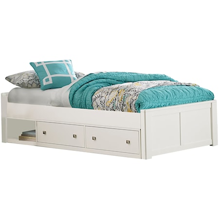 Pulse Wood Twin Platform Bed with Storage