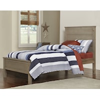 Highlands Alex Wood Twin Panel Bed