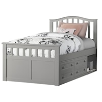 Contemporary Twin Storage Bed