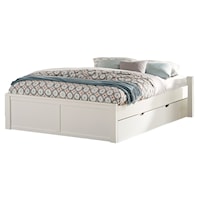 Pulse Wood Full Platform Bed with Trundle