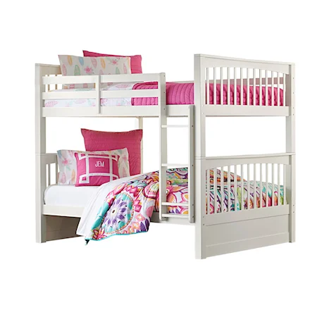 Pulse Wood Full Over Full Bunk Bed