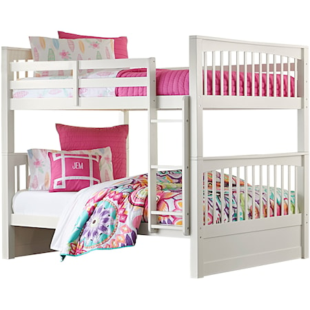 Pulse Wood Full Over Full Bunk Bed