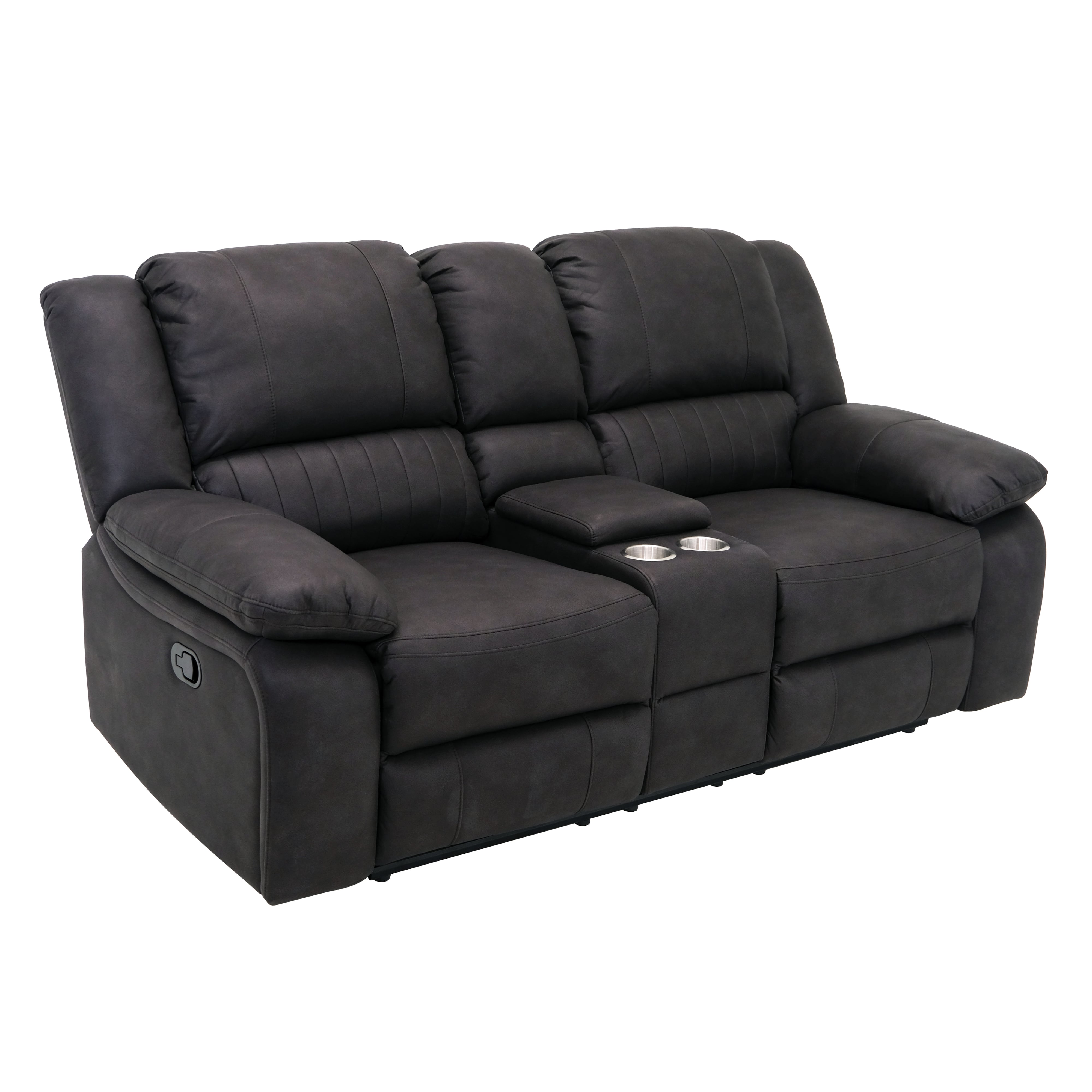 Emerald Navaro Reclining Console Loveseat