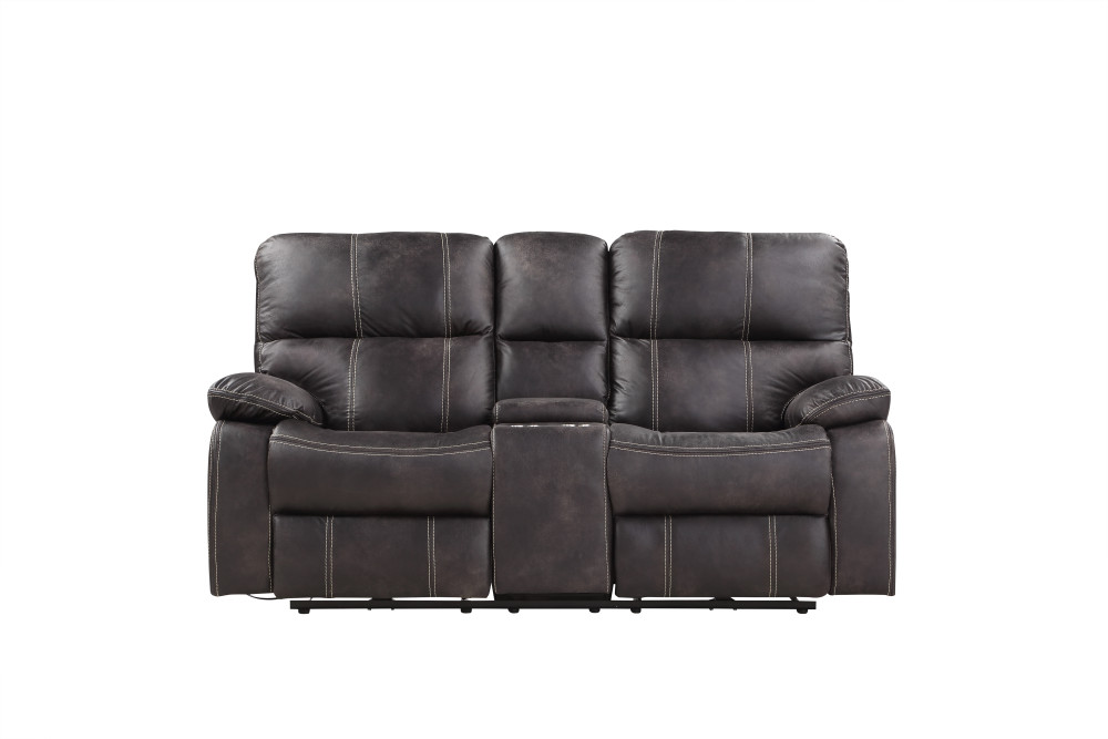 Reclining loveseat with on sale usb ports