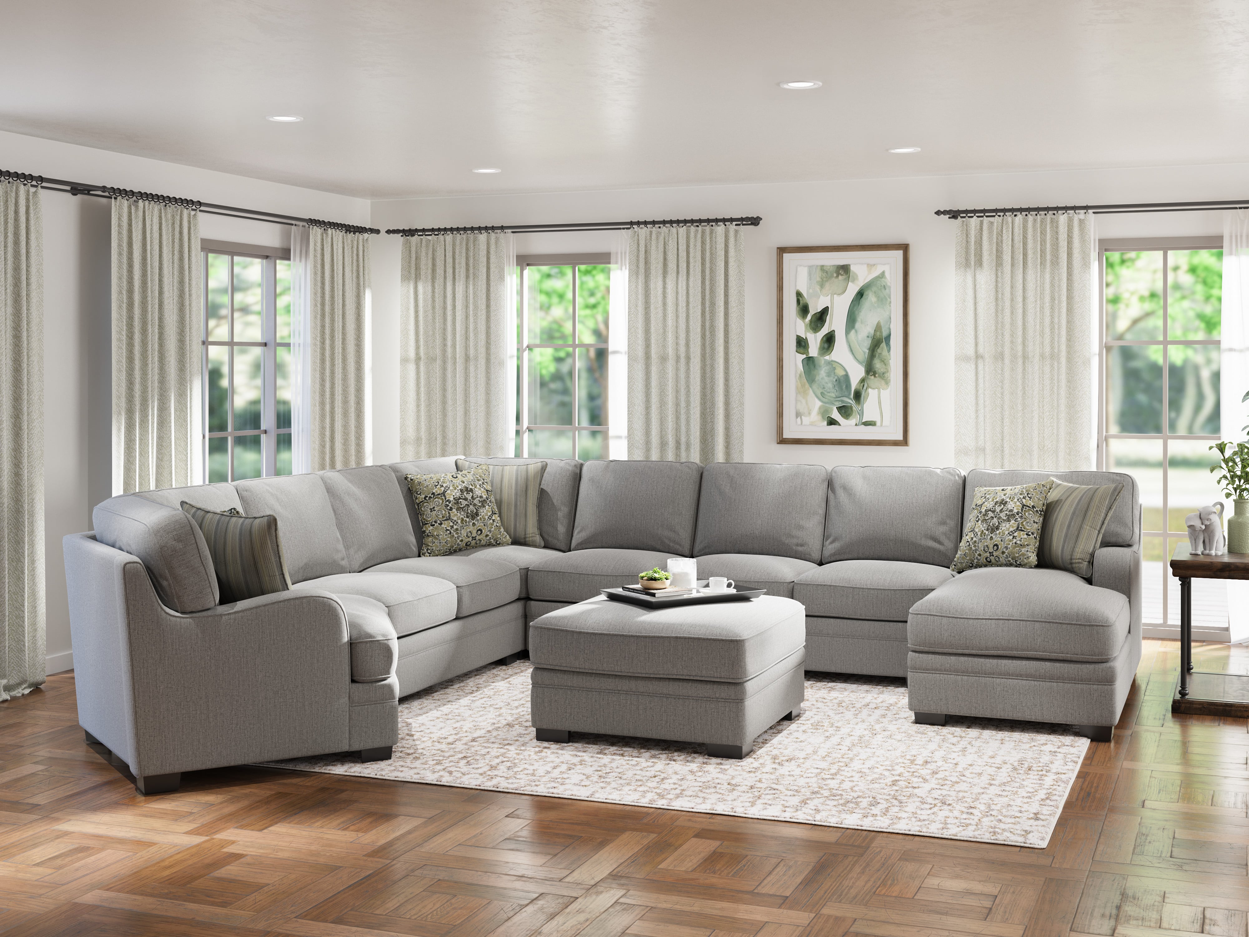 Emerald Analiese 6 Piece Sectional