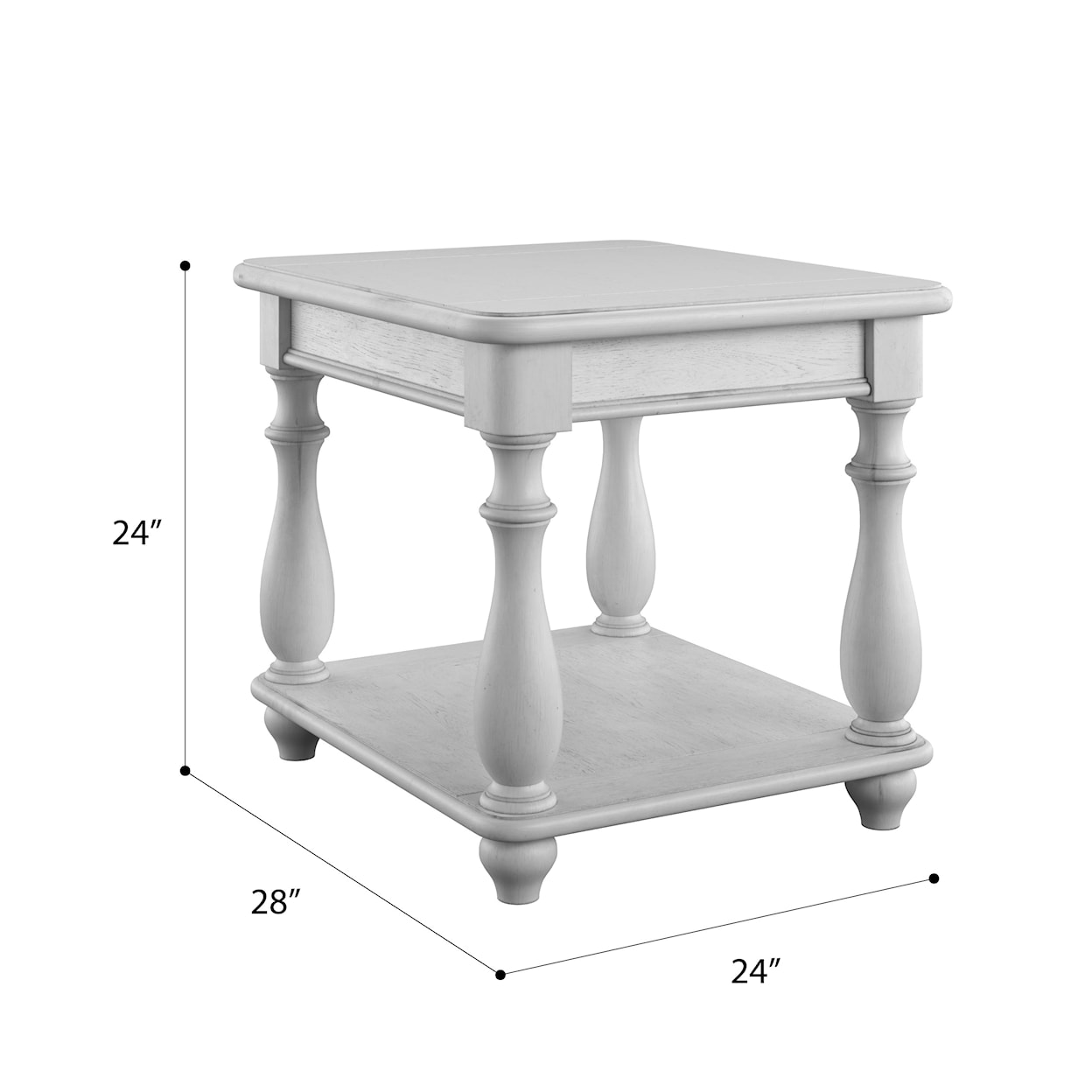 Emerald New Haven Square End Table