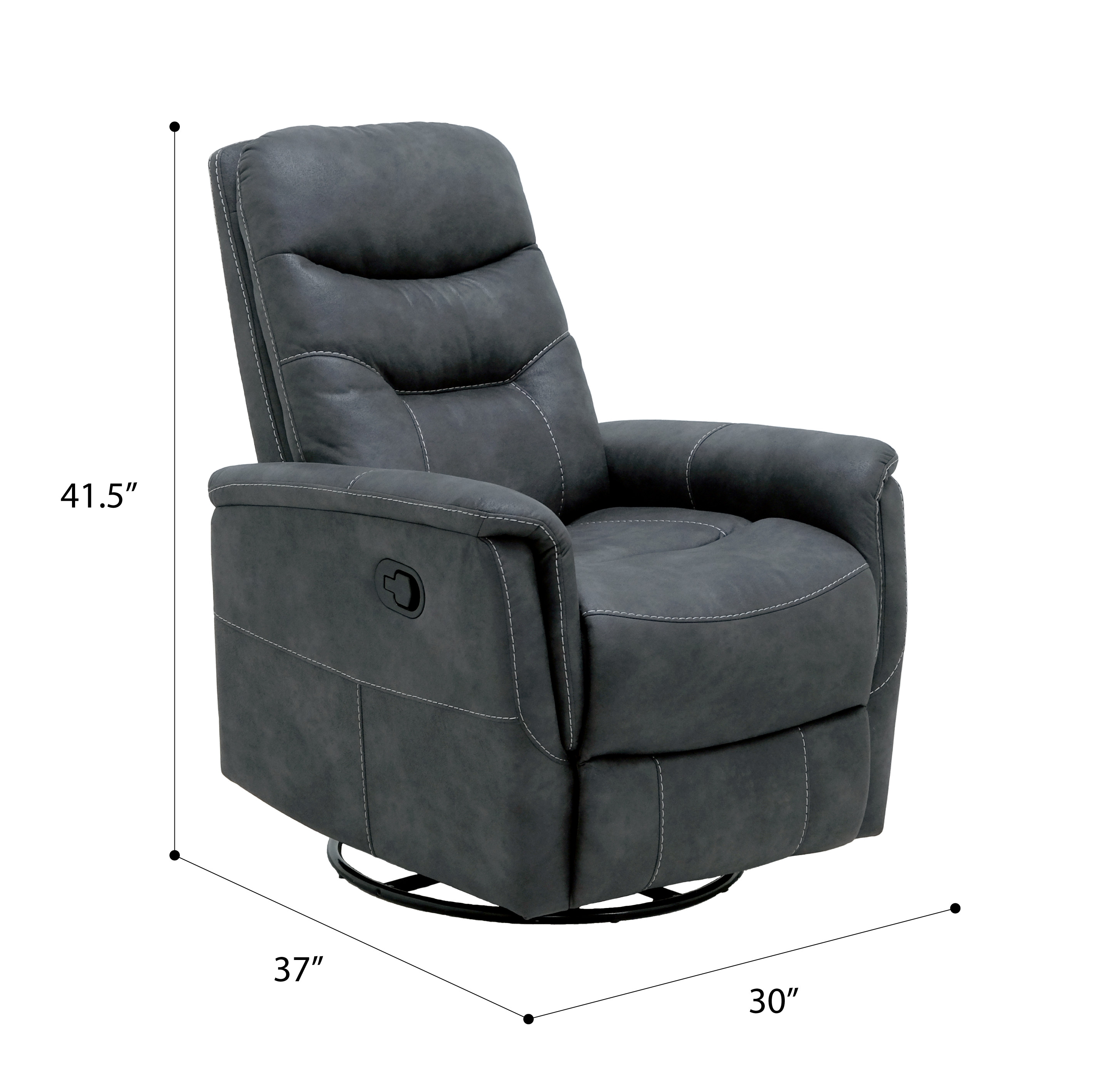 Emerald Danyon Swivel Gliding Recliner