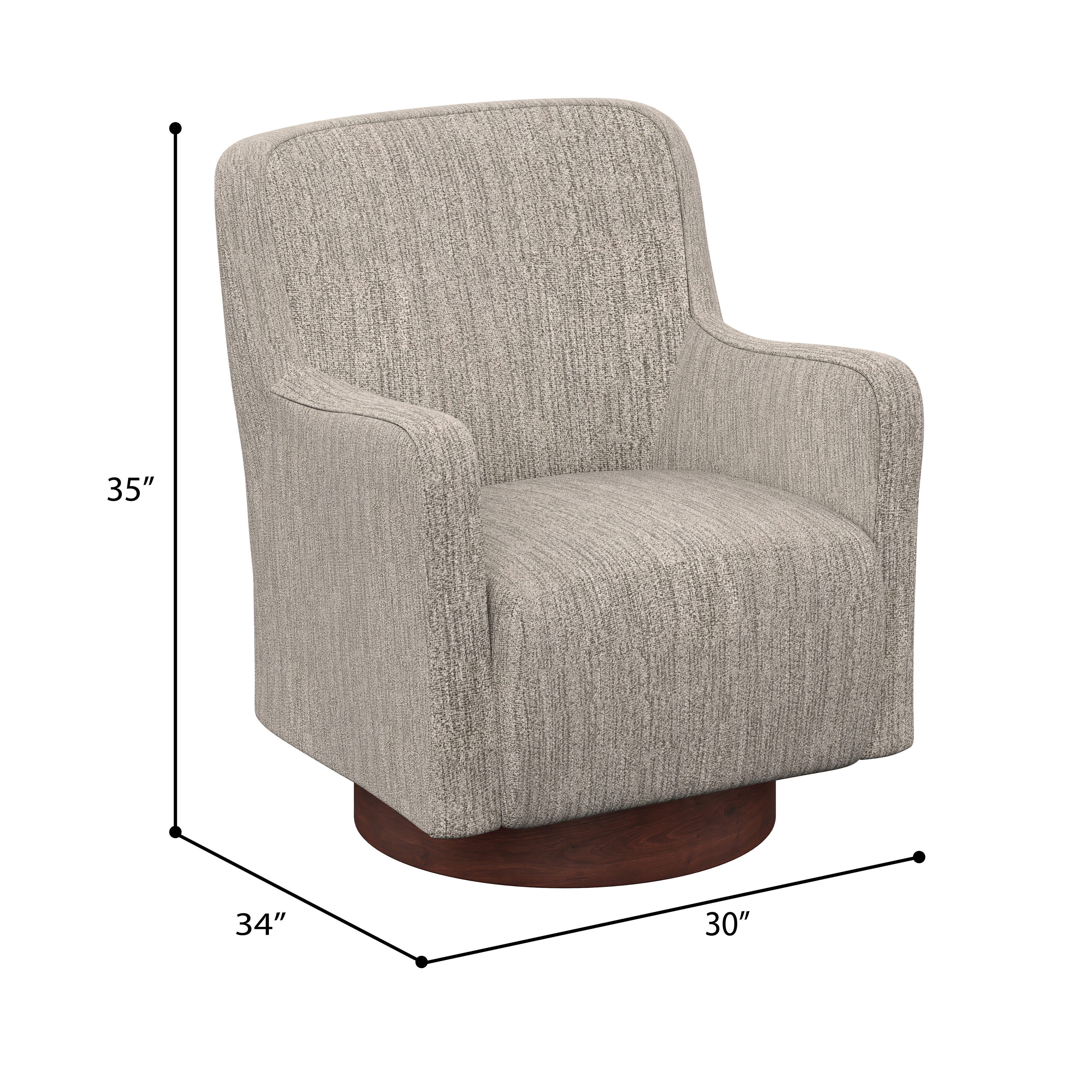 Emerald Clara Swivel Chair