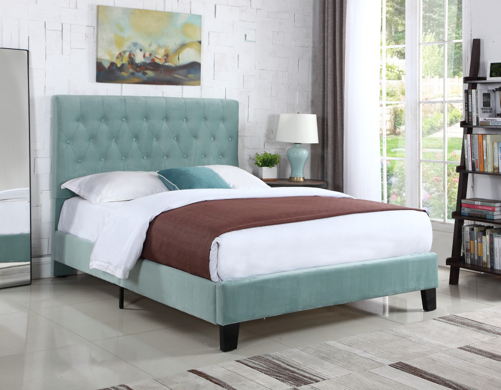 Emerald Amelia California King Upholstered Bed