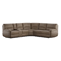 Power Recline Sectional Sofa w/ Full Sleeper