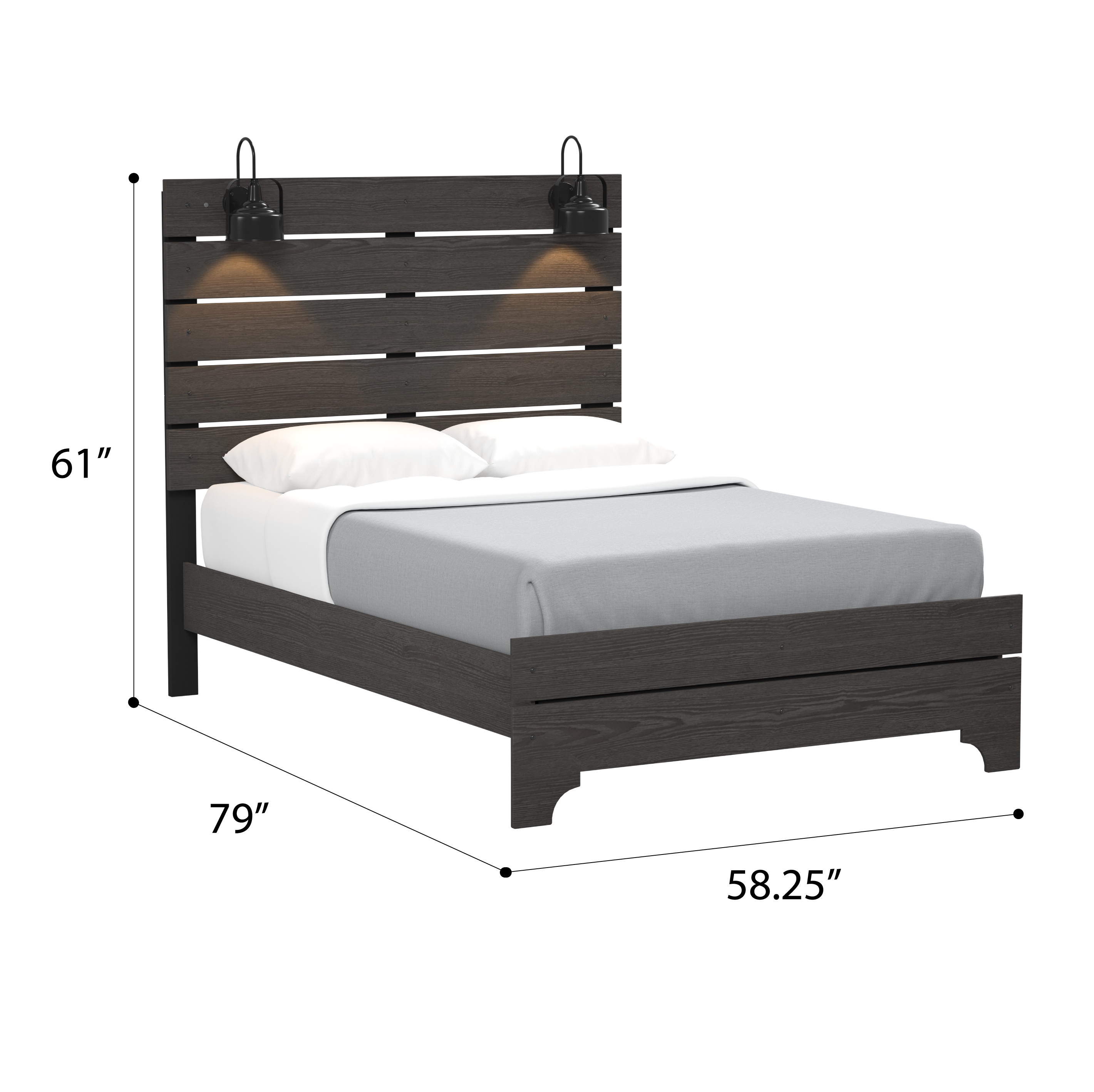 Emerald Thompson Full Bed With Lights