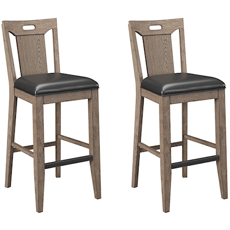 Set of 2 Bar Stools