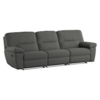 Contemporary 3-Seat Reclining Modular Sofa
