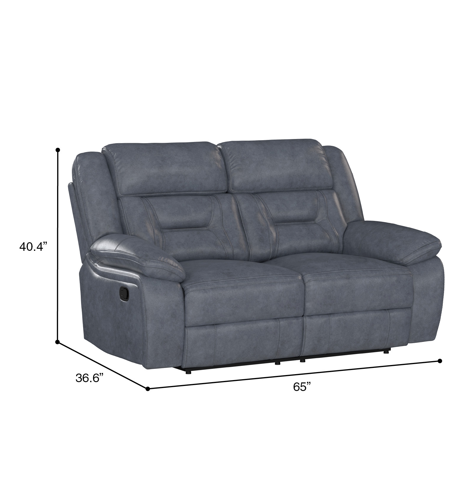 Emerald Declan Manual Reclining Loveseat