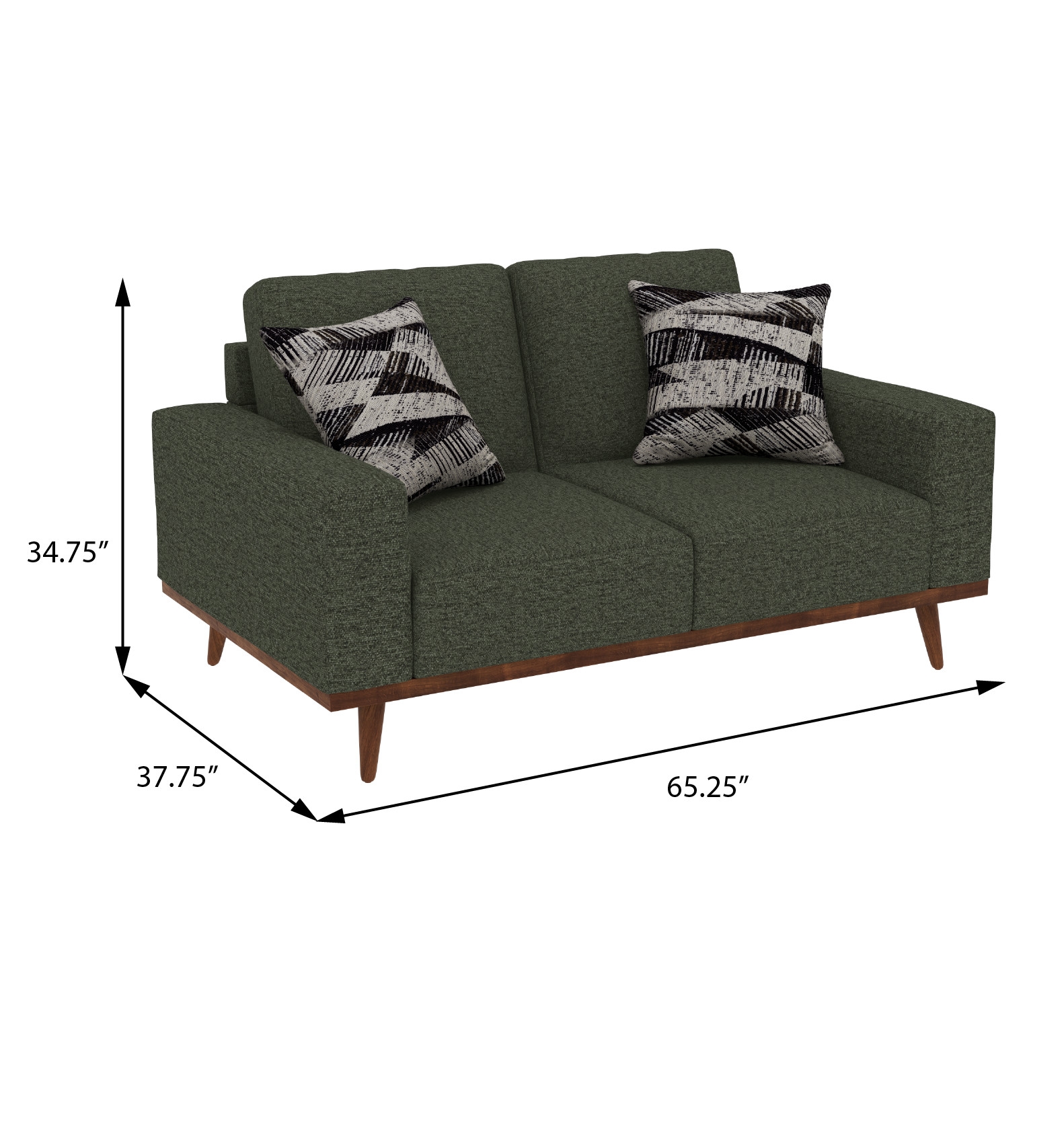Emerald Heath Loveseat