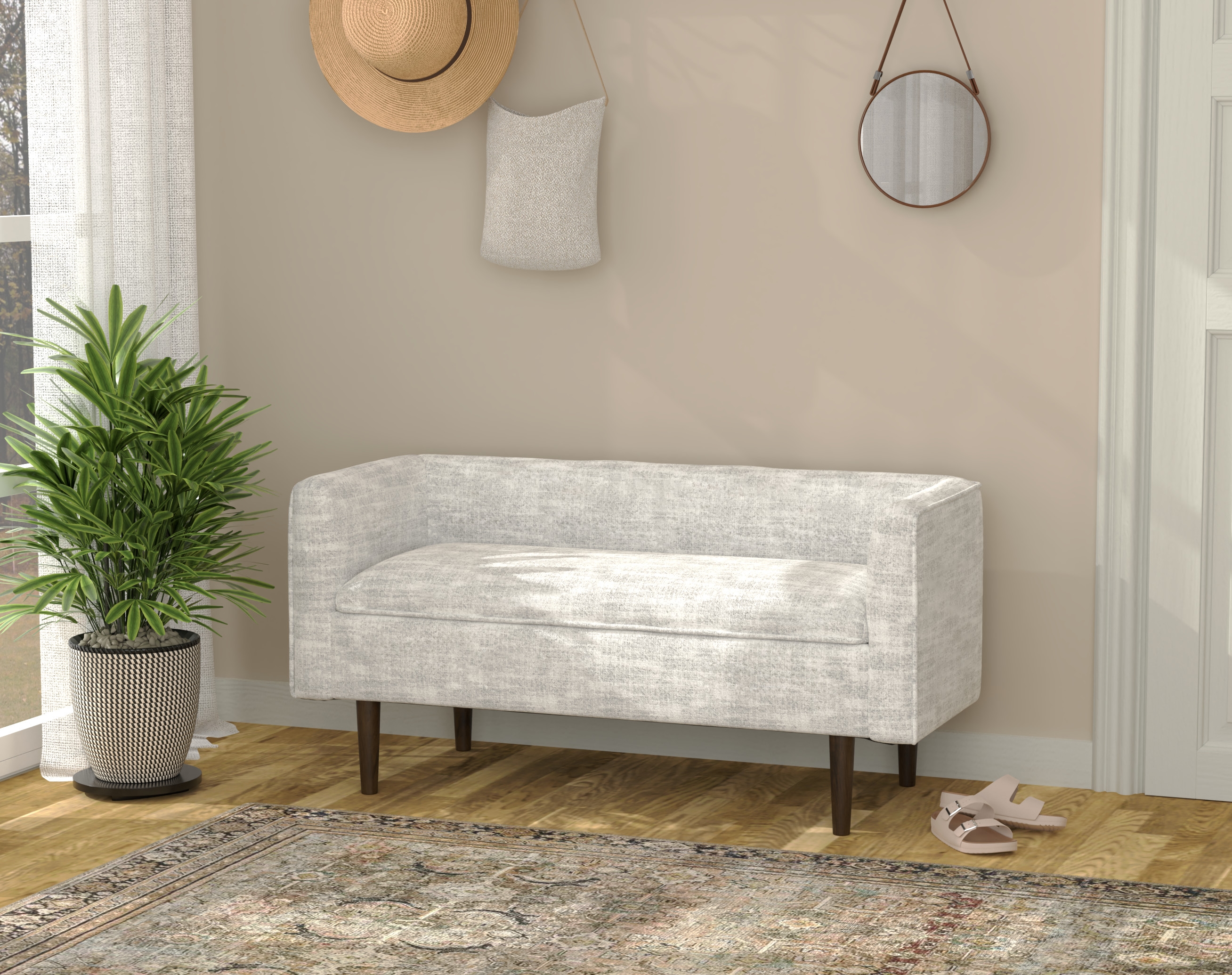 Emerald Isla Storage Ottoman