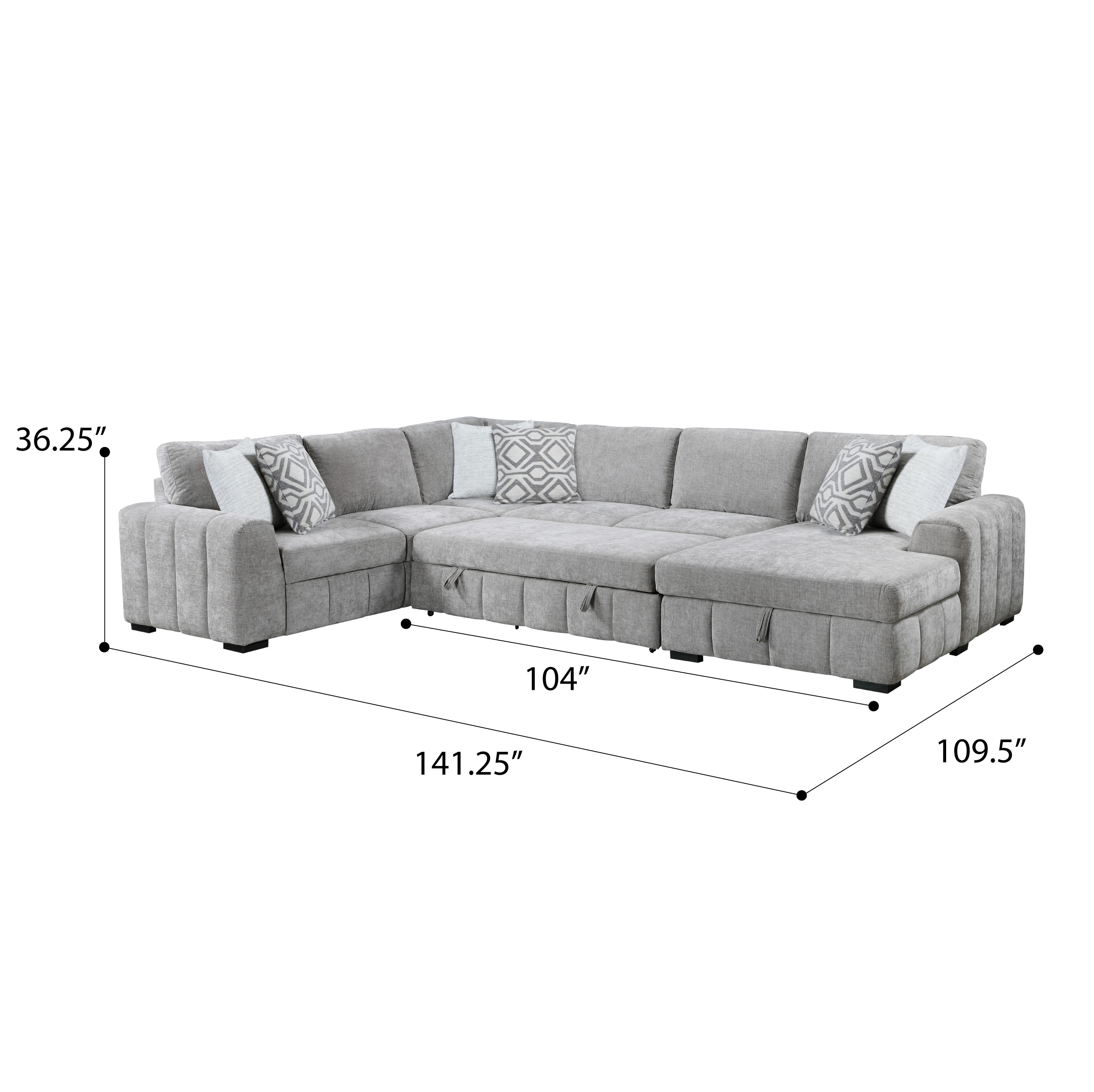 Emerald Ritchie Pop-Up Sleeper Sectional
