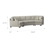 Emerald Analiese Cuddler Sectional