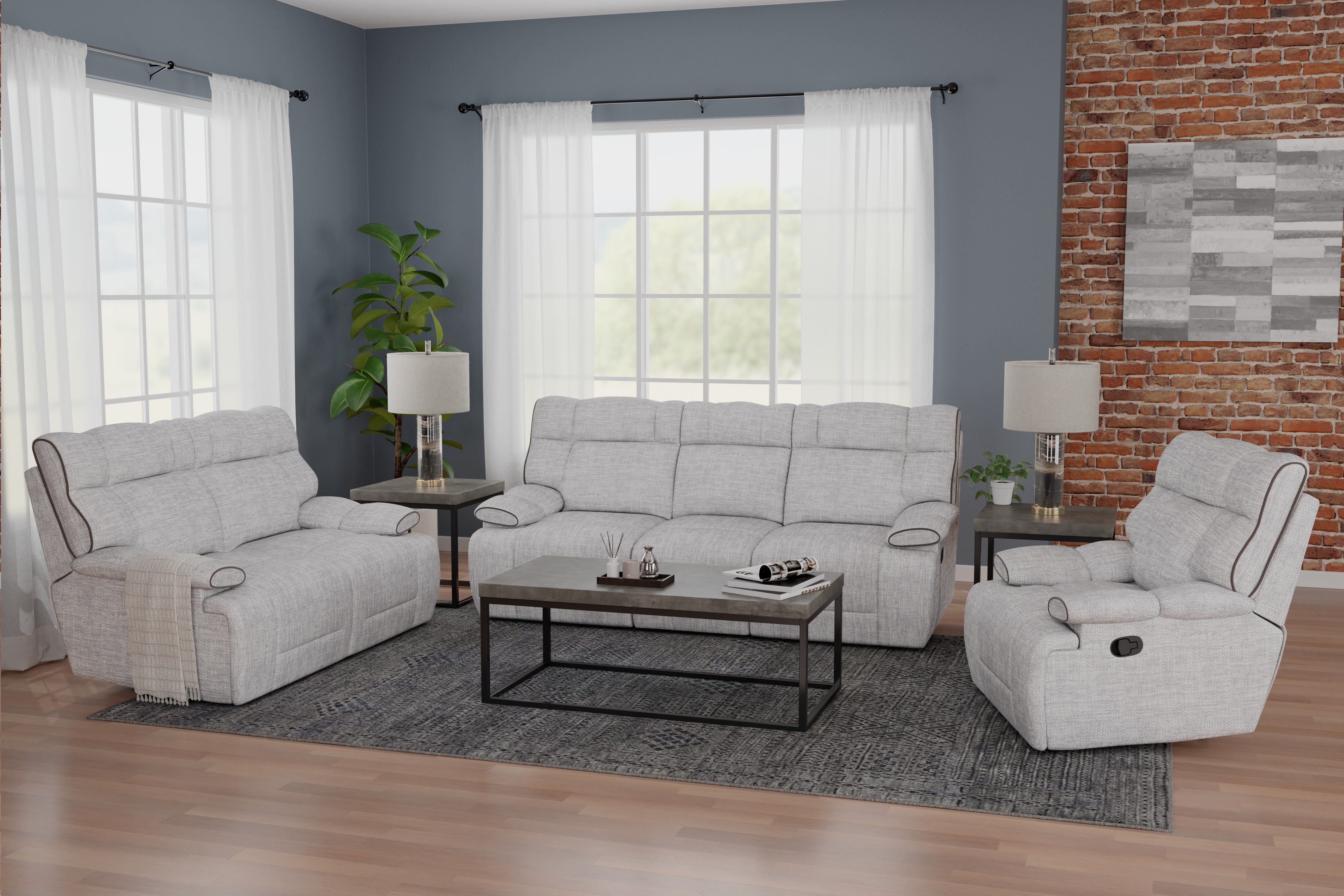 Emerald Grayson Swivel Gliding Recliner