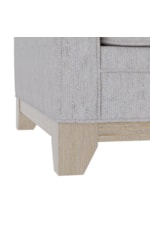 Emerald Kora Transitional Loveseat with Sloped Arms