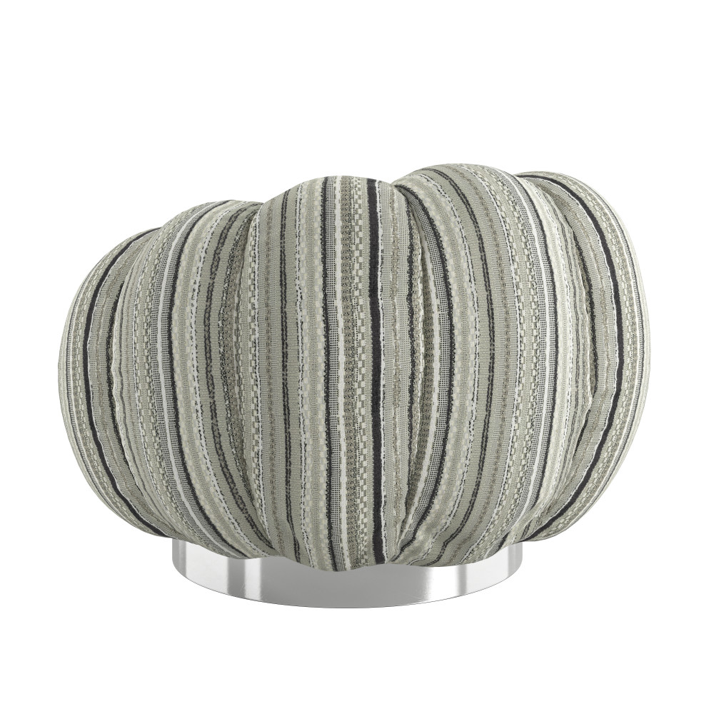 Pumpkin Swivel Accent Chair