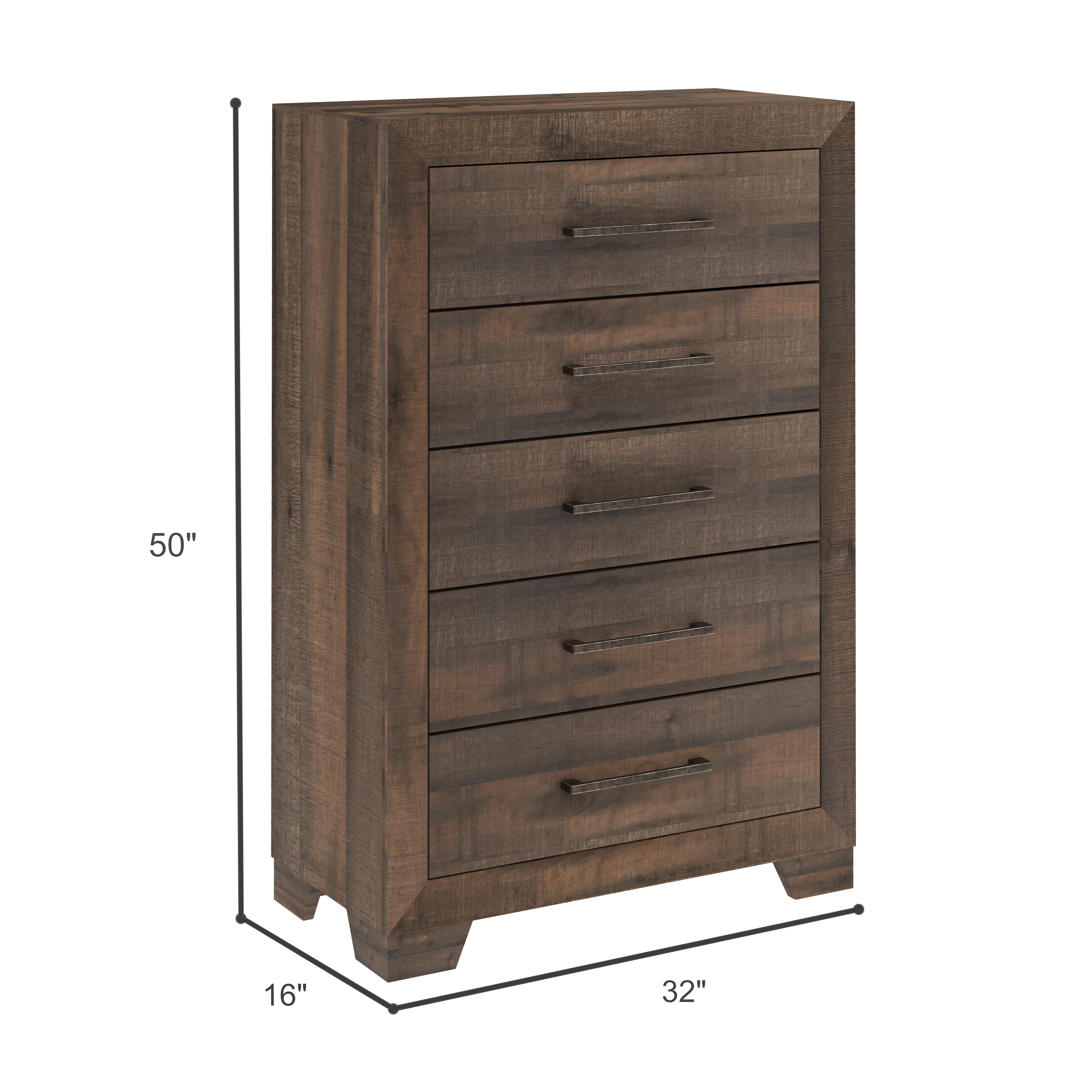 Emerald Peyton 5-Drawer Chest