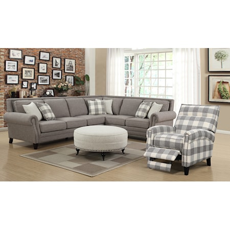 Living Room Set with Sectional