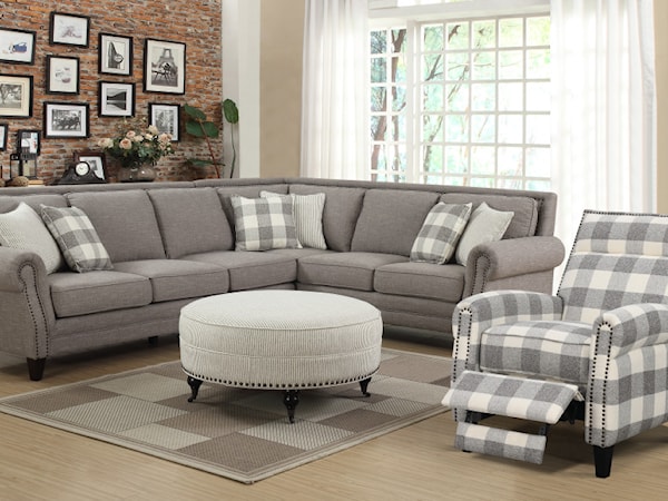 Living Room Set with Sectional 