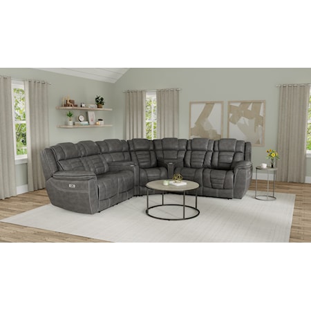 Power Reclining Sectional