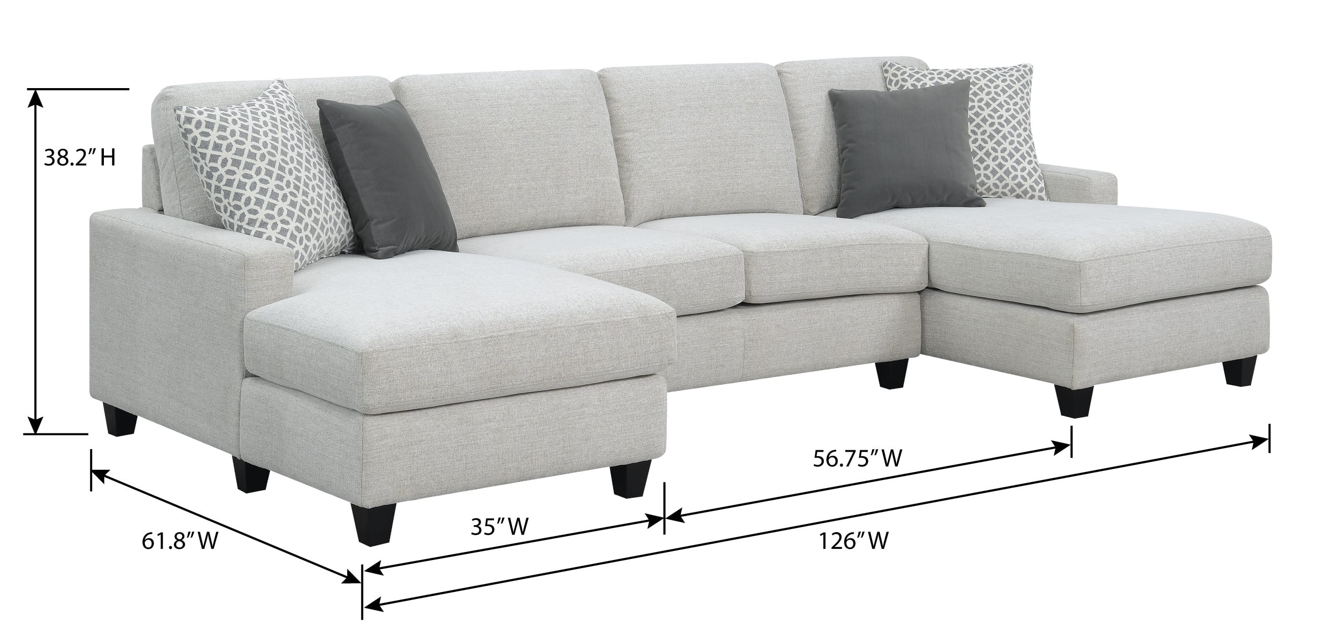 Emerald Walker Chaise Sectional