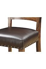 Emerald Chambers Creek Transitional Upholstered Dining Arm Chair with Nailhead Trim