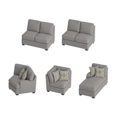 5 Piece Sectional