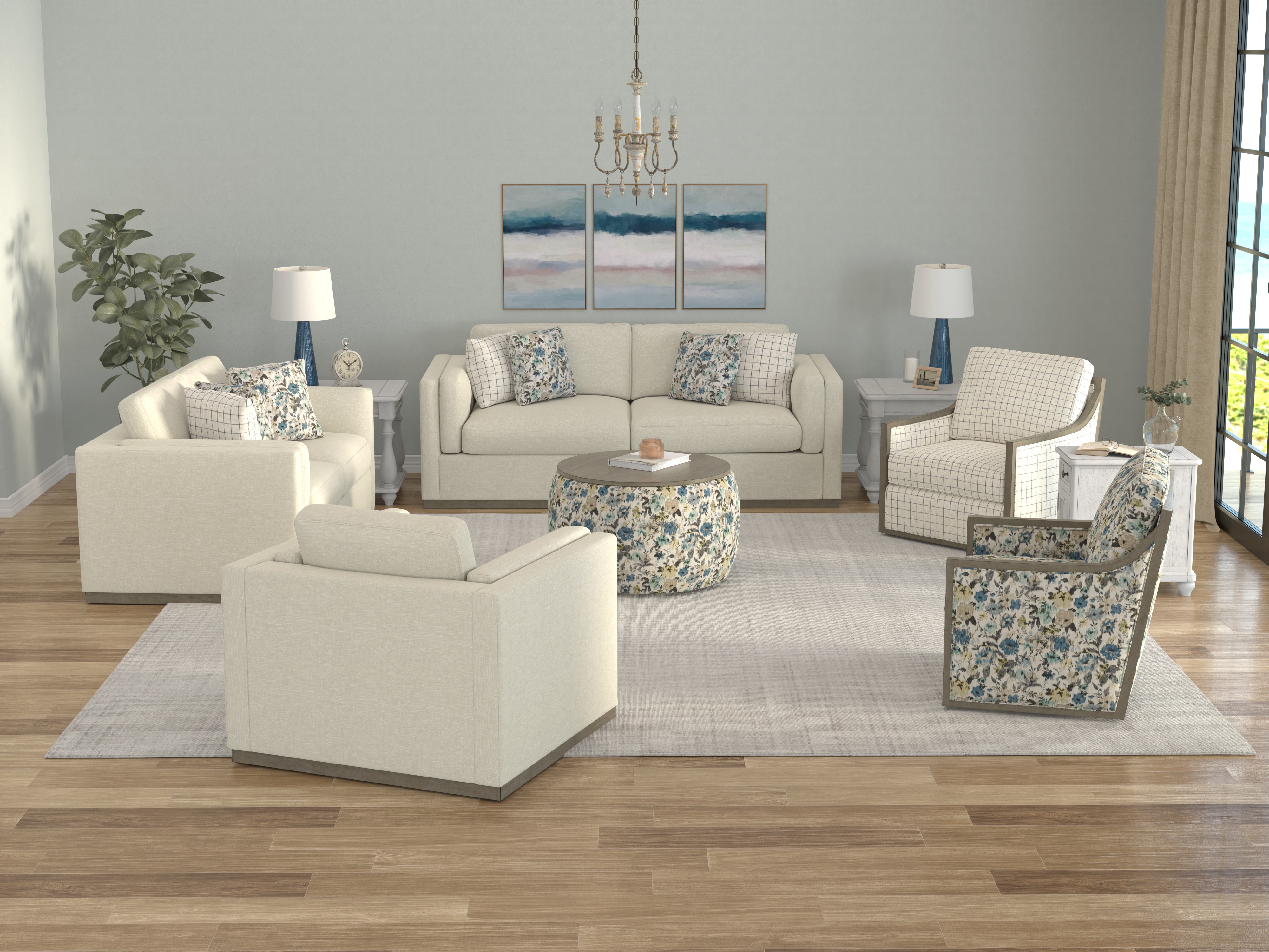 Emerald Cecily Storage Ottoman