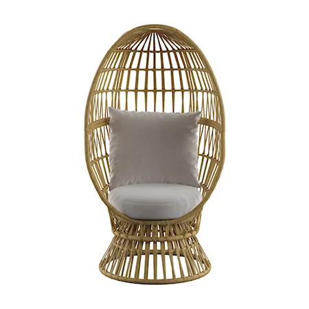 Global Outdoor Swivel Basket Chair