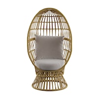 Global Outdoor Swivel Basket Chair