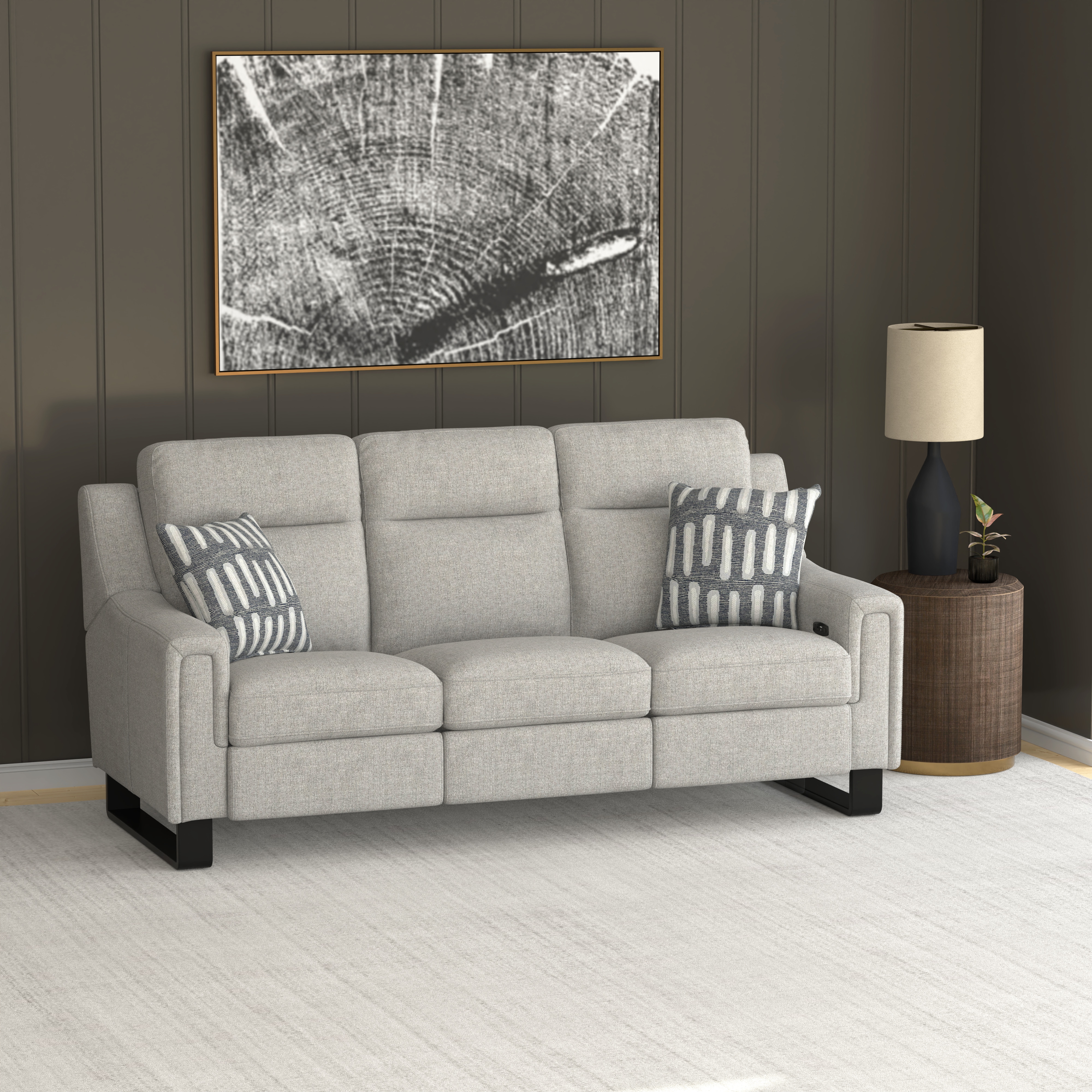 Emerald Teagan Dual Power Sofa