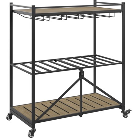 Folding Bar Cart