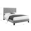 Emerald Amelia Queen Upholstered Bed