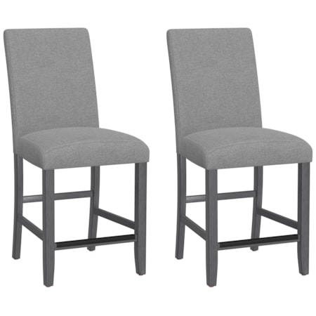 2 Pack Upholstered Barstools