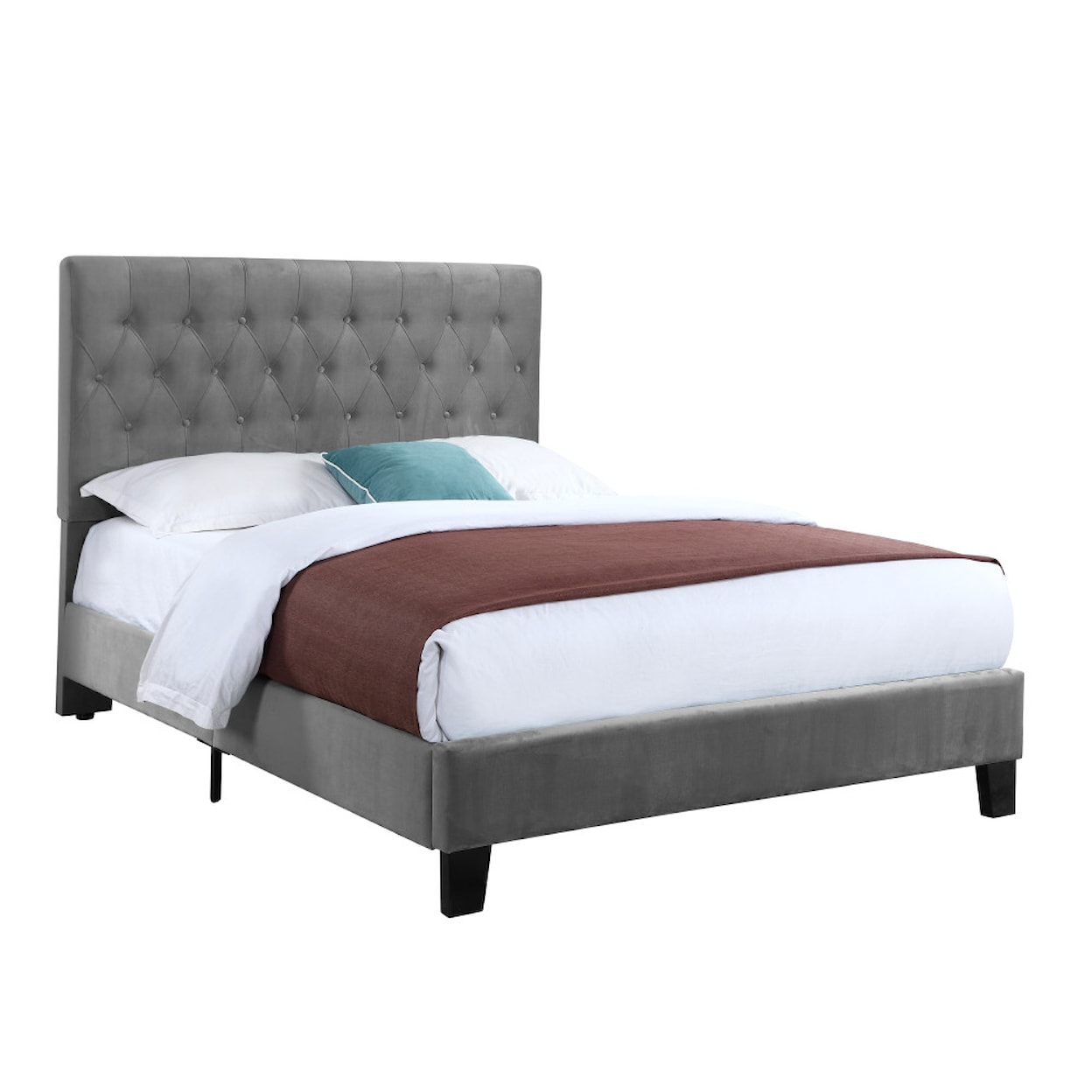 Emerald Amelia Full Upholstered Bed