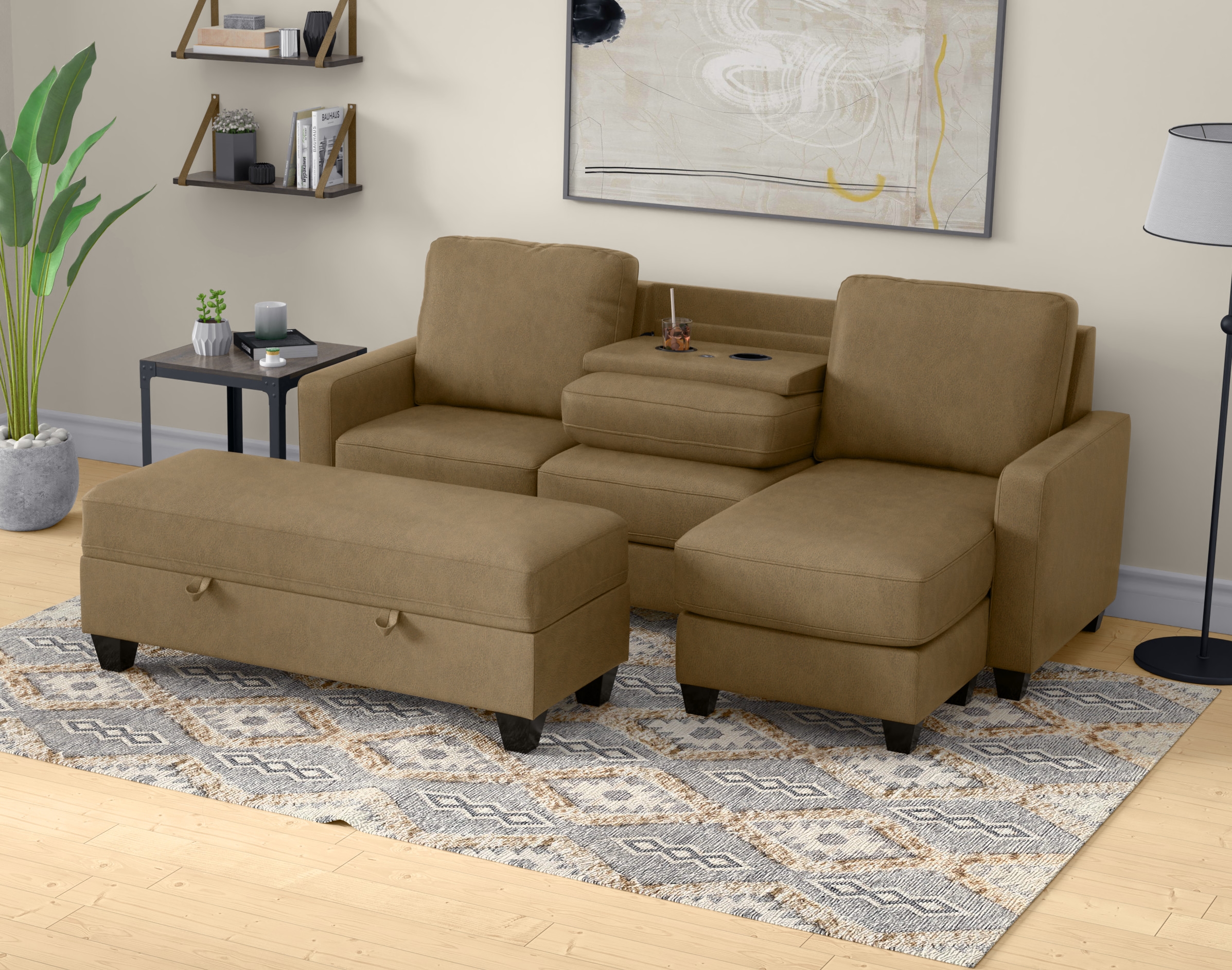 Reconfigurable Chaise Sectional