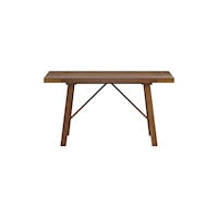 Farmhouse Rectangular Gathering Height Table with Table Leaves