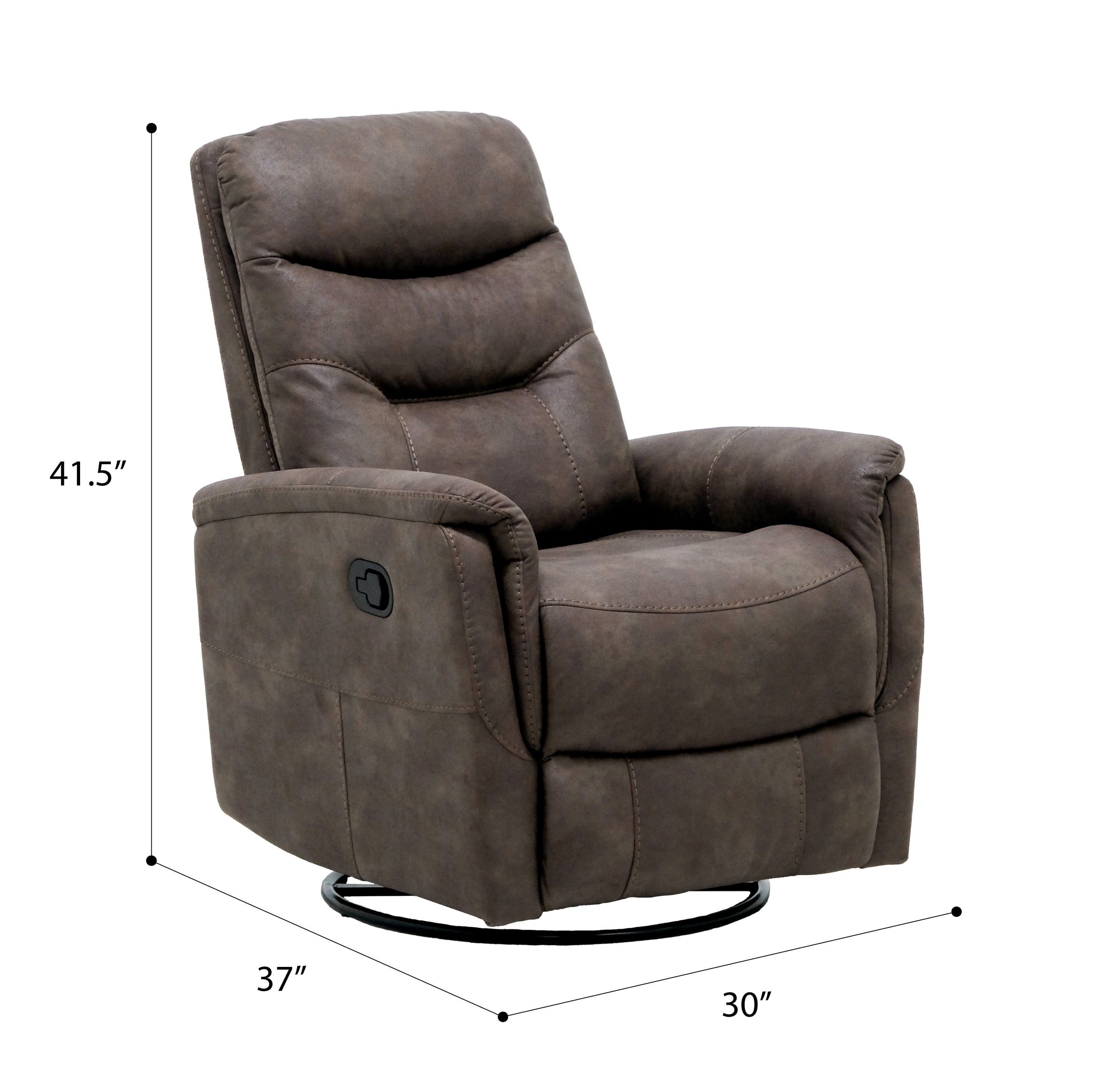 Emerald Danyon Swivel Gliding Recliner