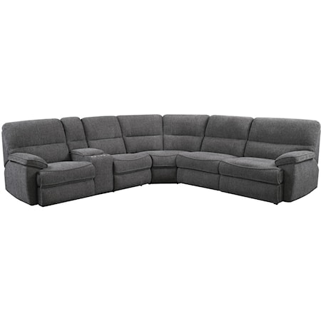 Power Reclining Sectional w/ Cupholders & USB Ports