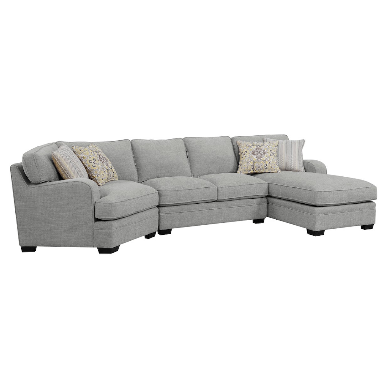 Emerald Analiese Rsf Chaise Sectional